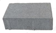 Тротуарная брусчатка серая 100x200x50