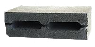 Блок пескоцементный перегородочный двухпустотный 390х120х188 мм